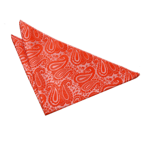 Paisley Handkerchief - Burnt Orange