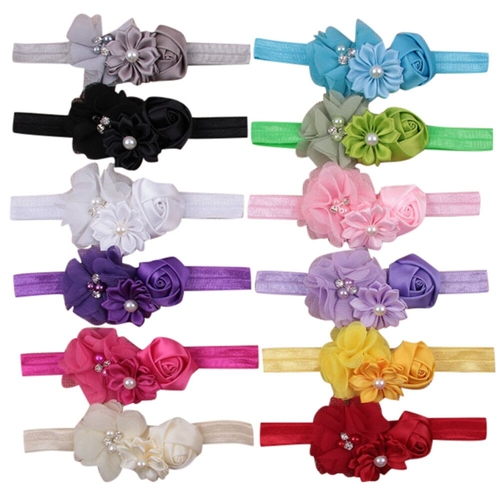 Infant Toddler Baby Headband Flower Newborn