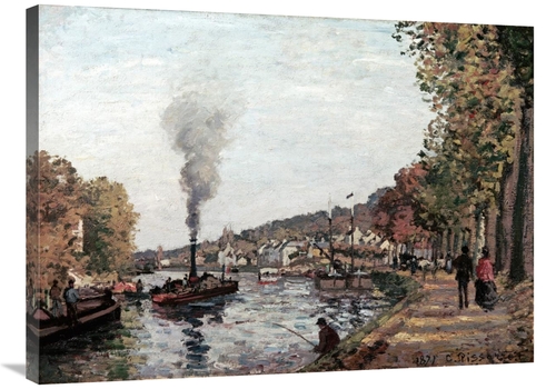 Global Gallery GCS-267033-36-142 36 in. The Seine at Marly Art Print -