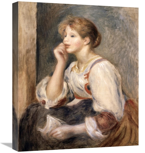 Global Gallery GCS-279695-22-142 22 in. Woman with a Letter Art Print 
