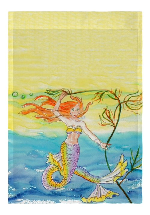 Betsy Drake FL373 Mermaid Flag - 12.5 x 18 in.