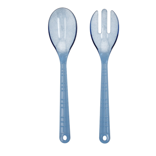 Salad serving utensils Quid Viba Blue Plastic 2 Units 28 x 6 x 0,5 cm