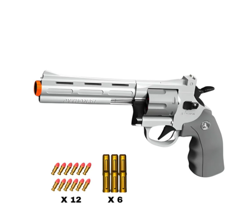 Pistol Gun Soft Gun shell ejection soft bullet Revolver