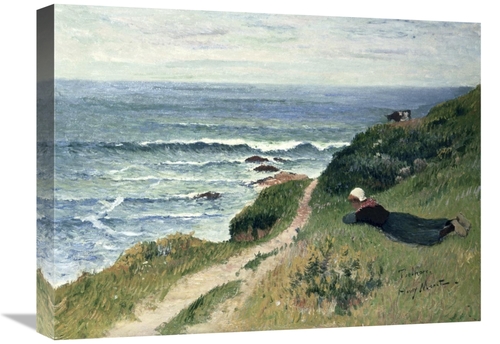 Global Gallery GCS-282567-22-142 22 in. Young Breton Girl Stretching O