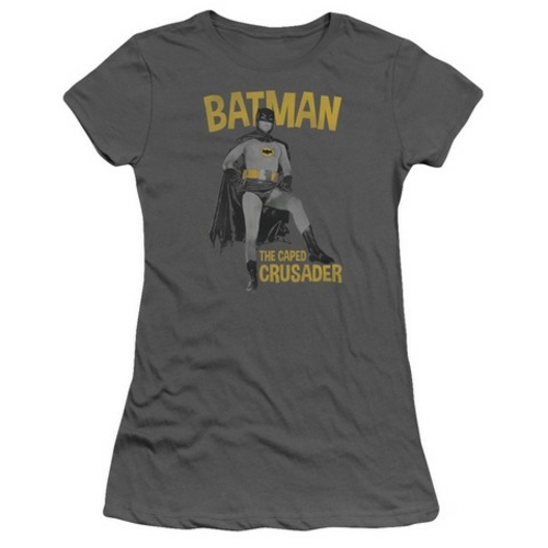 Trevco Batman Classic Tv-Caped Crusader - Short Sleeve Junior Sheer Te