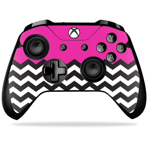 MightySkins MIXBONXCO-Hot Pink Chevron Skin Decal Wrap for Microsoft X