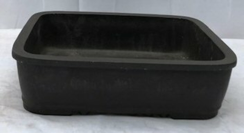 Brown Mica Bonsai Pot - Rectangle12.5" x 9.5" x 3.5" OD11.5" x 8.5" x