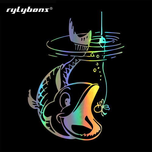 Rylybons 13.1CM*17.5CM Car Stickers Interesting