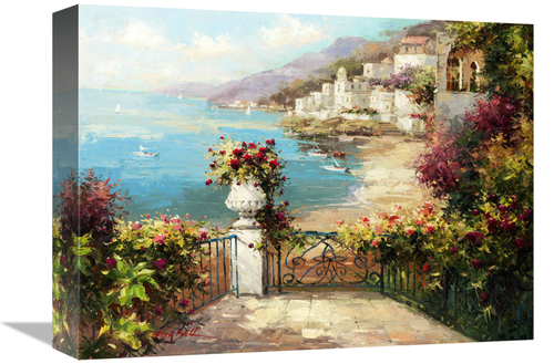 Global Gallery GCS-132436-1216-142 12 x 16 in. Overlooking the Harbor 