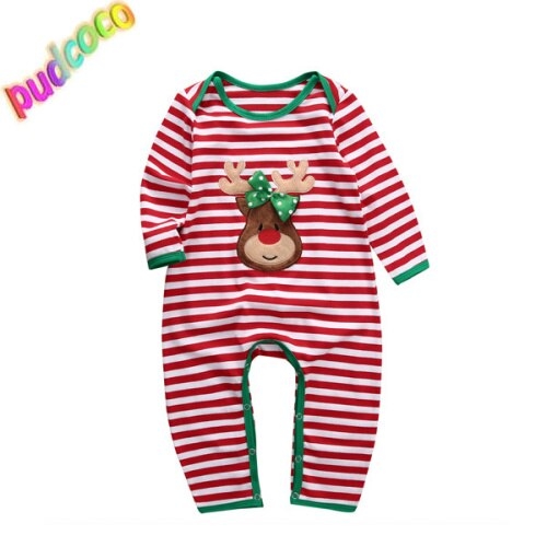 Newborn Baby Boys Girls Christmas Clothes 