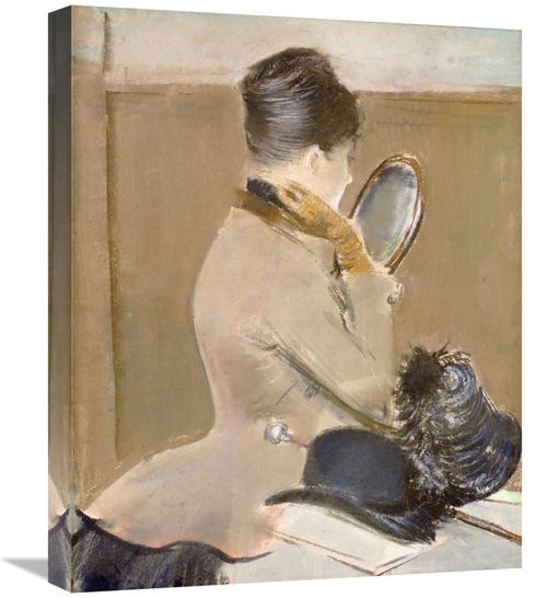 Global Gallery GCS-266329-22-142 22 in. The Milliners Shop Art Print -