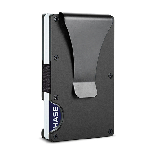 Metal Money Clip Wallet Card Holder for Men and Women