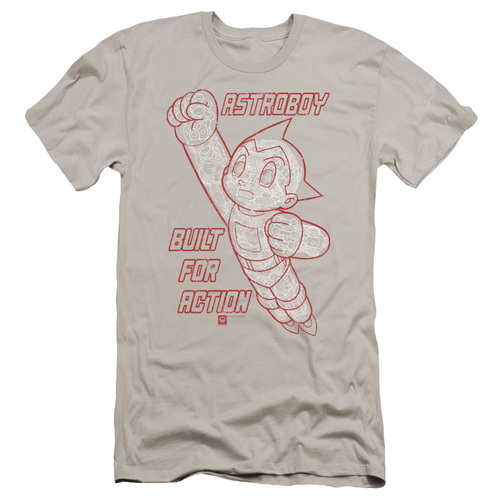 Trevco ABOY108-PSF-2 Astro Boy & Built for Action Adult Cotton Premium