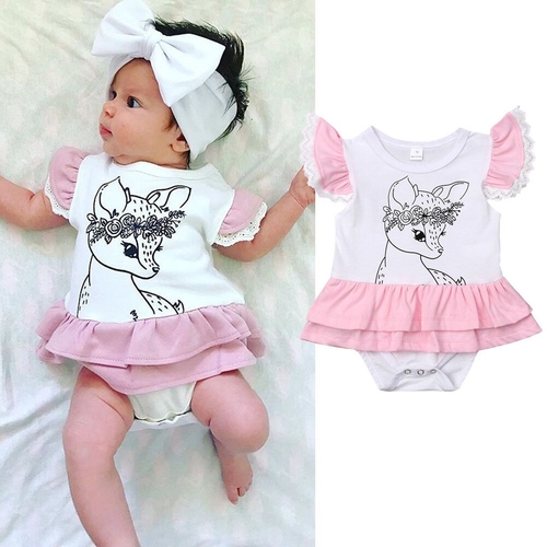 0 18M Summer Lovely Cute Infant Kids Baby Girls