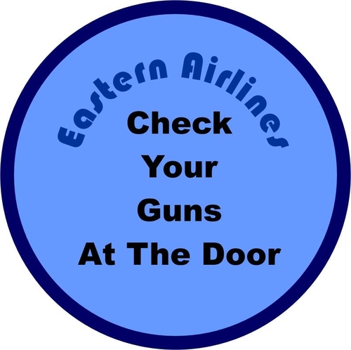 3 Inch Cloth Patch Check Our Guns At The Door Pan Eastern