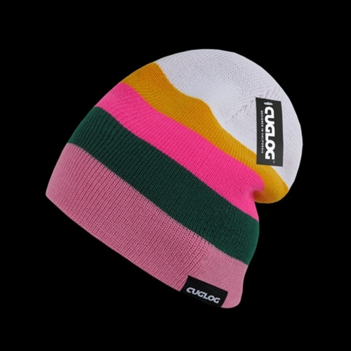 Decky K033-PNKKEL Rushmore Beanie - Pink & Kelly