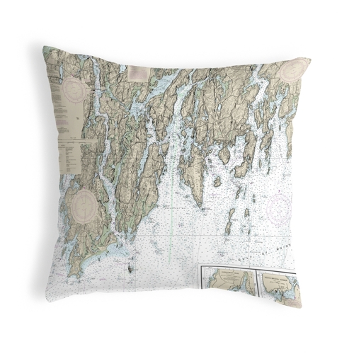 Betsy Drake NC13293BB BoothBay, ME Nautical Map Noncorded Indoor &