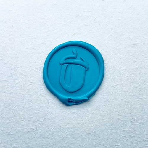 Hazelnut Wax Seal Stamp Kit - Chestnut Sealing Wax Stamp Kits