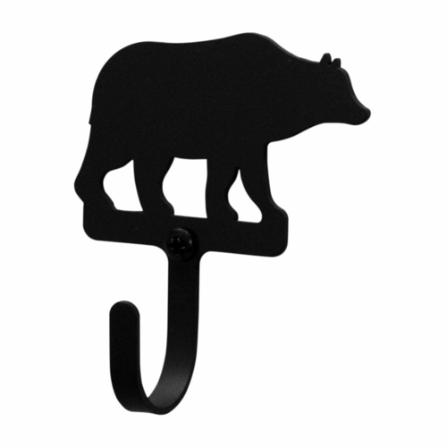 Wrought Iron Bear Wall Hook Decorative Xsmall