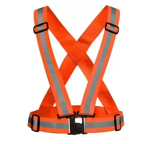 Reflective Cross Vest Belt Jacket, Night Cycling Reflectors 
