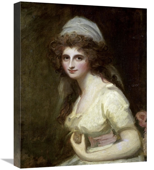 Global Gallery GCS-282759-22-142 22 in. Lady Hamilton in a White Turba