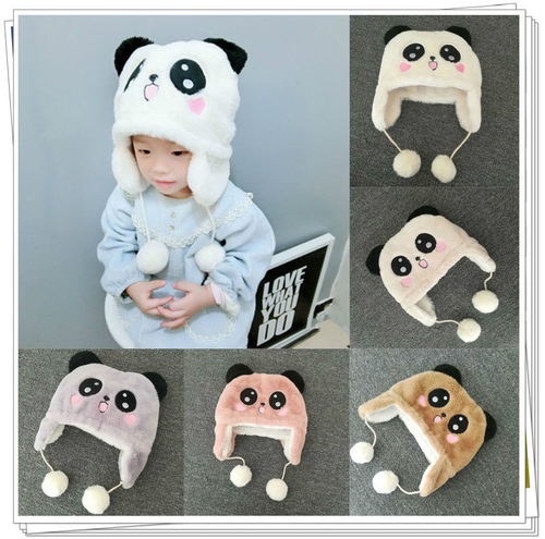 Cute Winter Warm Hat Infant Baby Girls Boys Bear