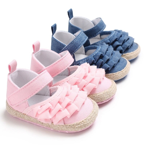 Newborn Baby Shoes Girls&Boys Slip Soft Sole Crib