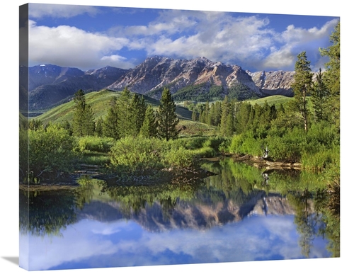 Global Gallery GCS-396400-30-142 30 in. Easely Peak, Sawtooth Nati