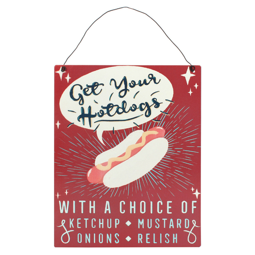 Get Your Hotdog Wall Plaque