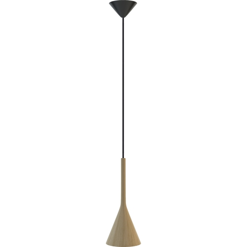 Hanging oak lamp Zen 1