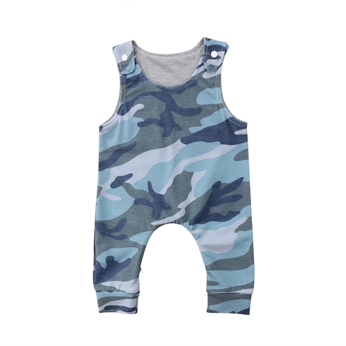 Camo Navy Style Newborn Baby Boys Girls