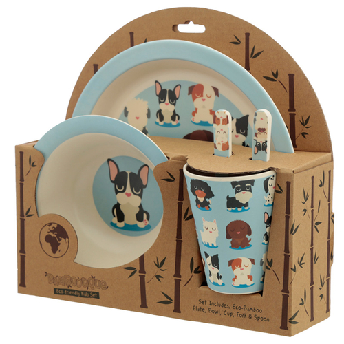 Bamboo Composite Dog Squad Kids Dinner Set