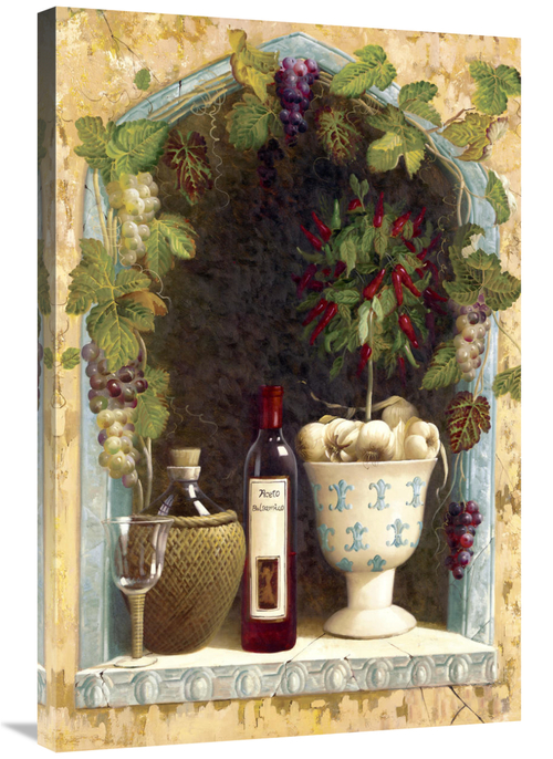 Global Gallery GCS-122584-2436-142 24 x 36 in. Olive Oil & Wine Arch I