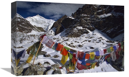 Global Gallery GCS-453468-1218-142 12 x 18 in. Prayer Flags At Five Th