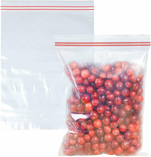 Resealable Plastic Bags 12 x 15, Pack of 100 Plastic Jewelry Bags,