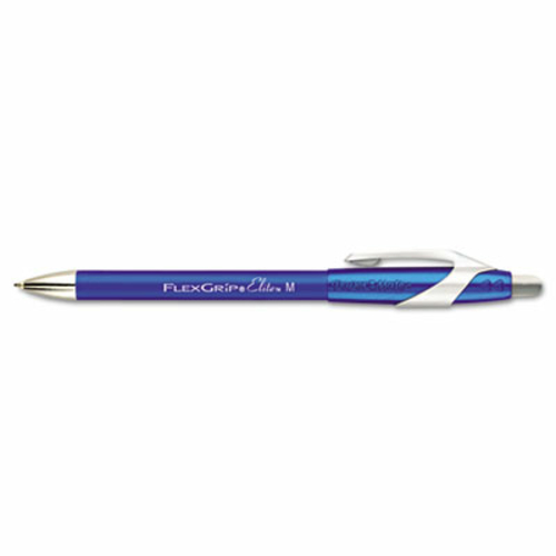 Paper Mate 85581 FlexGrip Elite Ballpoint Retractable Pen  Blue Ink  M