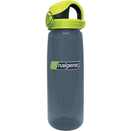 Nalgene 341885 24 oz On The Fly Bottle with Cap, Charcoal & Lime