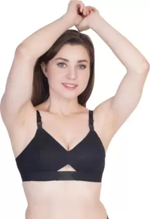 Main Women Full Coverage Non Padded Bra (Black) image