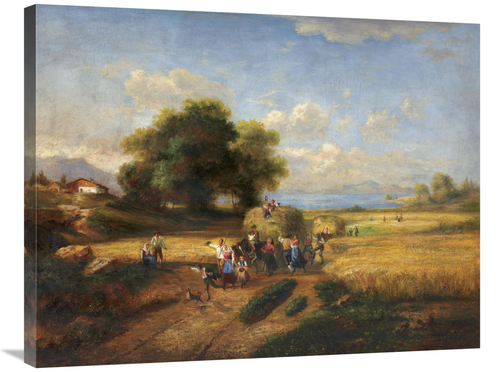 Global Gallery GCS-131237-2835-142 28 x 35 in. Harvest Celebration Art