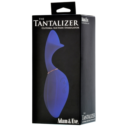 Adam & Eve Tantalizer Clit Suction Massager - Blue