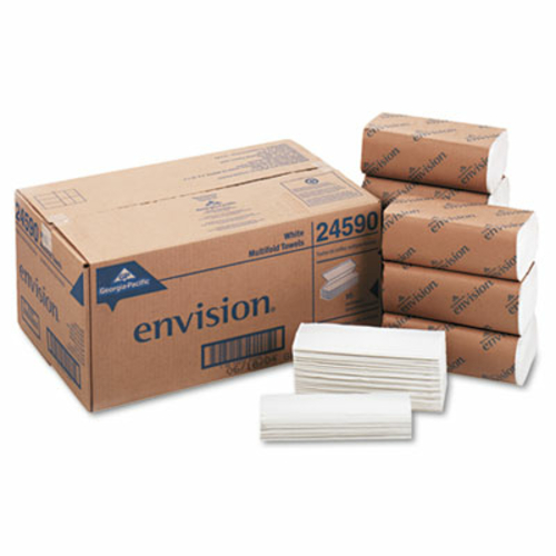 Georgia Pacific 24590 Envision Multifold Paper Towels- 1Ply- 9.2 x 9.4