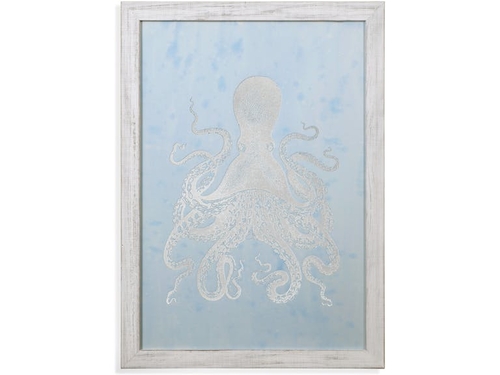 Bassett Mirror 9901-319 Octopus II Framed Art - 35 x 49 in.