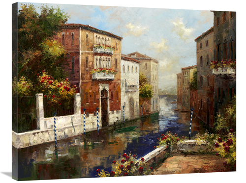 Global Gallery GCS-132392-2835-142 28 x 35 in. Sleepy Canal Art Print 