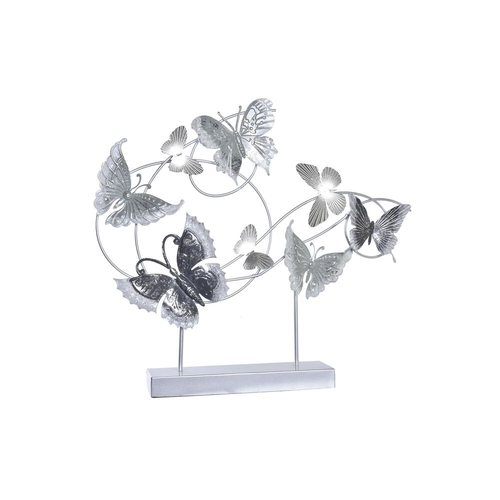 Decorative Figure DKD Home Decor Grey Metal (61 x 8.3 x 54 cm)