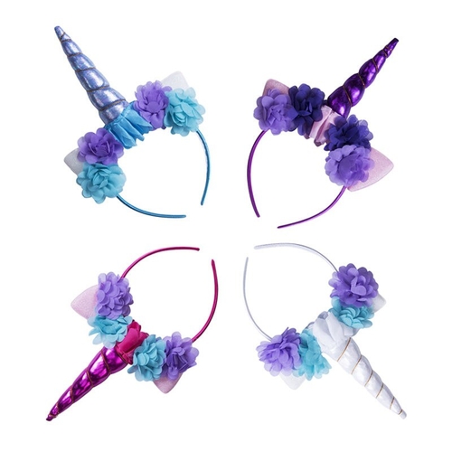 4Styles Decrotive Magical Unicorn Horn Head Party