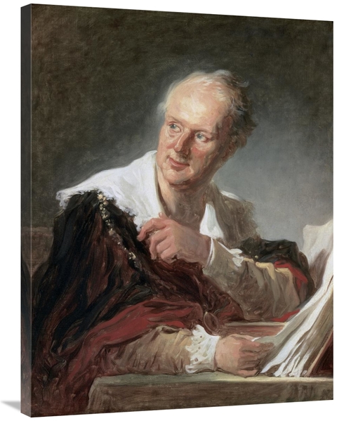 Global Gallery GCS-277592-36-142 36 in. Portrait of Diderot Art Print 