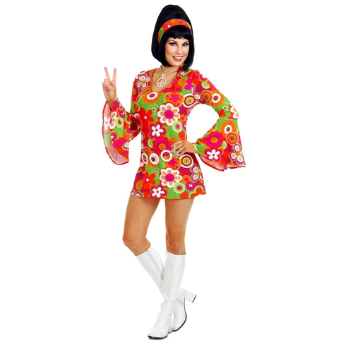 Charades Costumes 276782 Halloween Womens Groovin Costume - Large