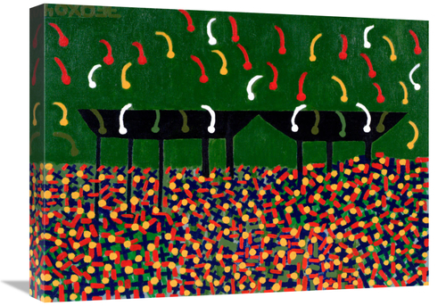 Global Gallery GCS-479494-1824-142 18 x 24 in. The Gathering Art Print