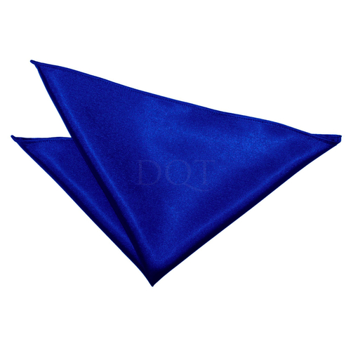 Plain Satin Handkerchief - Royal Blue