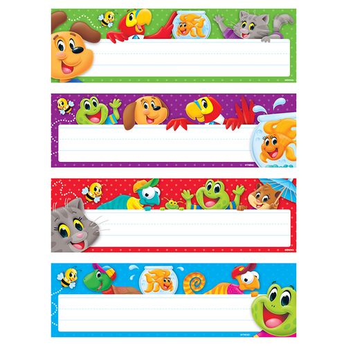 Playtime Pals Desk Name Plate - 32 Count
